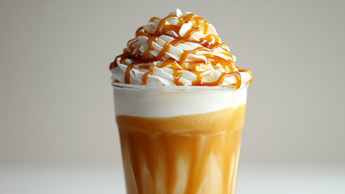 Caramel Ribbon Crunch Frappuccino