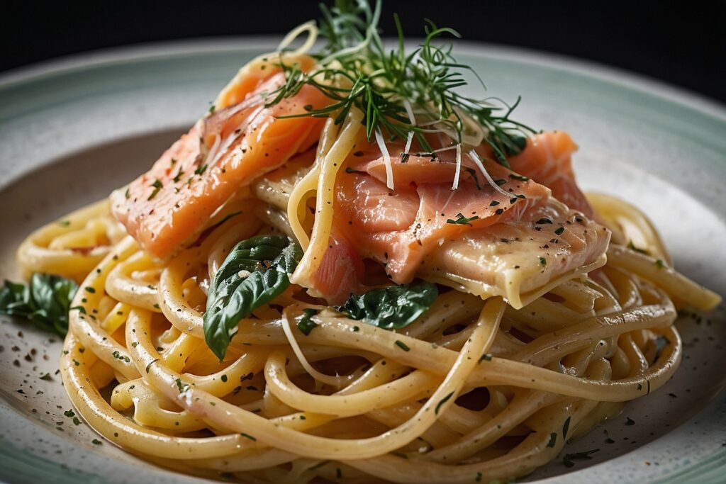 Cajun Salmon Pasta