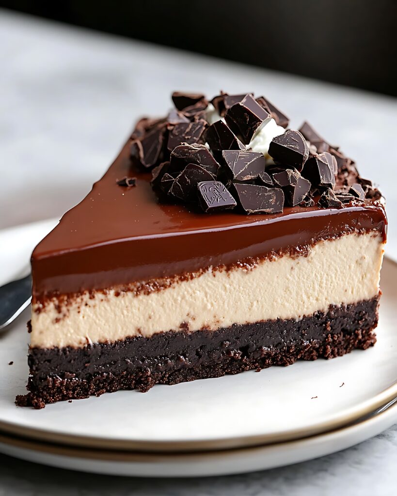 Triple Chocolate Mousse Cake